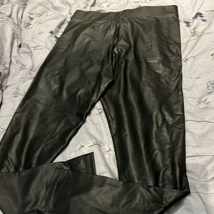 Topshop's maternity leather ish pants!